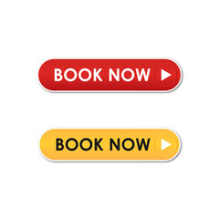 Book now button vector llustration