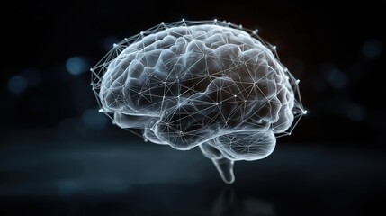 human brain neural network hologram