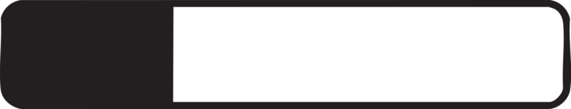 Digital Capacity Silhouettes Scroll Bar Progress Indicator 50 Percent Completion Loading Status Icon