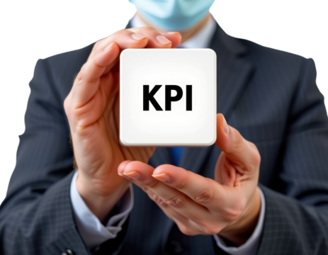 KPI Key Performance Indicators in Business Management Office Environment Professional Setting Close-Up View