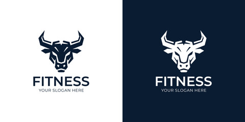 Obraz premium Modern Gym Logo Design for Health and Training