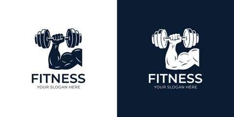 Professional Gym Logo Design for Fitness Branding