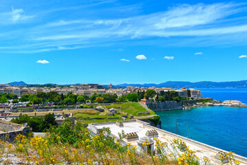 Die alte venezianische Festung von Korfu-Stadt, Korfu, Griechenland