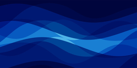 Sea waves layered vector background illustration and sea beach vector illustration.