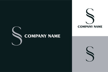 Obraz premium Elegant S Letter Logo Design for Modern Business Identity.