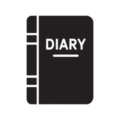 Diary And Journal Simple Solid Icon