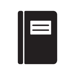 Diary And Journal Writing Log Solid Icon