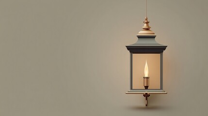 Vintage Wall Lantern Light with Old, Home, and Indoor.