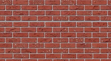 Obraz premium Red Brick Wall Texture - A Classic Architectural Detail.