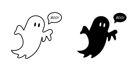 ghost say boo icon