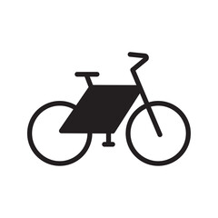 Bicycle icon. Editable line icon. Vector illustration