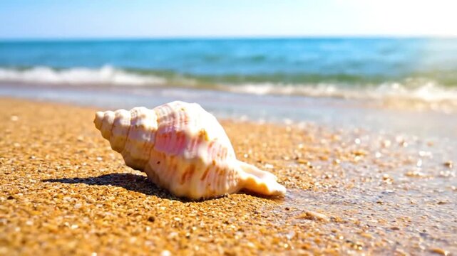 seashell on the beach