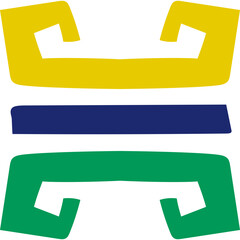 Abstract Brutalist Shape