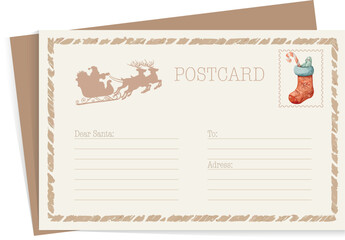 vintage christmas card