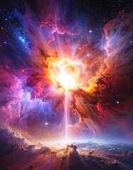 Cosmic explosion