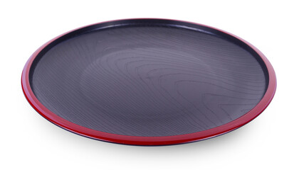 empty plate isolated on white background.