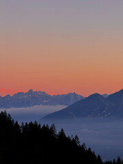 Switzerland peaceful landscape reflects the natural beauty and harmony nature, perfect for travel, tourism, Scenic with Mountains 