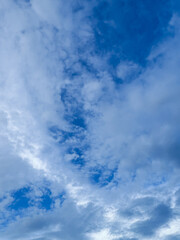 Blue Sky with White Cloudscape