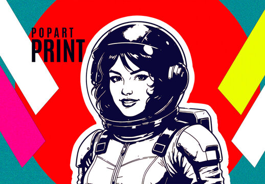 Pop Art Print Photo Effect