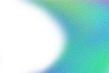 Abstract textured backdrop with gradient blue and green hues and dark shadow isolated on transparent background