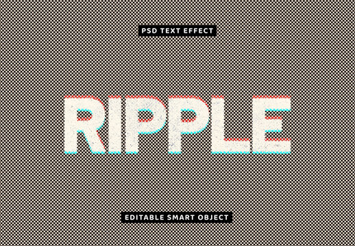 Gritty Warped Text Effect