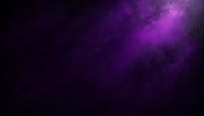 Fototapeta premium Abstract Black Plum Grainy Gradient on Dark Purple Web Banner