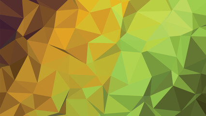 Abstract geometric low poly design with vibrant color gradients and clean lines