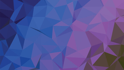 Abstract geometric low poly design with vibrant cmyk colors and clean lines