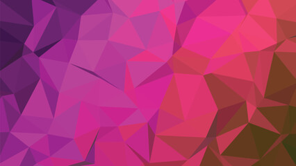 Obraz premium Abstract geometric low poly shapes with vibrant color gradients and clean lines