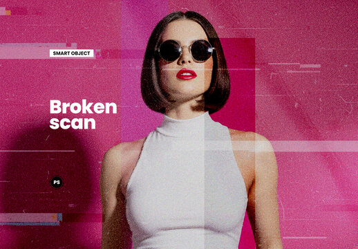 Broken Scan Photo Eeffect