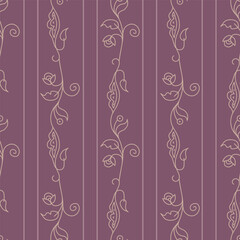 Seamless abstract elegant floral pattern. Print for textile, wallpaper, covers, surface. For fashion fabric.