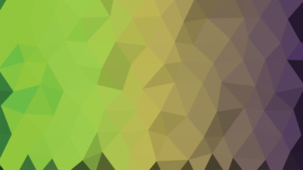 Abstract low poly geometric shapes in vibrant red green blue and yellow with a clean modern aesthetic