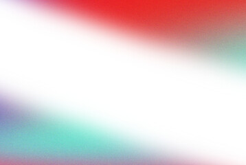 Abstract gradient of red and teal hues blended with a stark black center isolated on transparent background