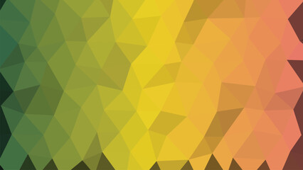 Abstract geometric low poly shapes with vibrant color gradients and clean lines