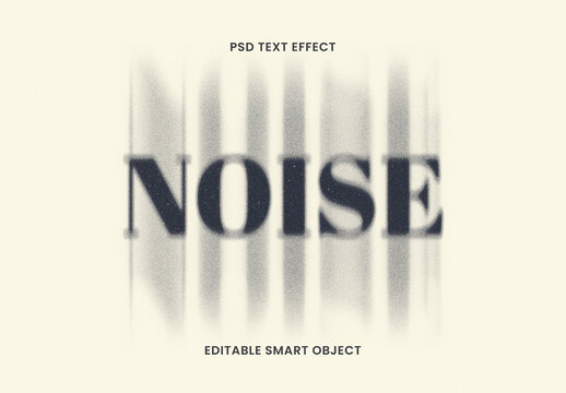 Faded Noise Text Effect
