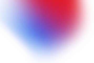 Obraz premium Abstract pixelated gradient with red and blue hues transitioning seamlessly across the canvas isolated on transparent background