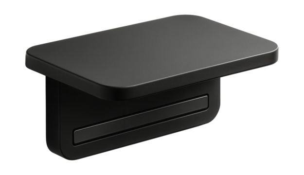 Magnetic hat shelf for easy rearrangement in any living space.