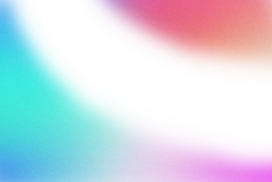 Abstract textured gradient with teal pink and purple hues dynamic color blend isolated on transparent background