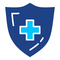 Fototapeta premium Health Insurance Simple Vector Icon Collection