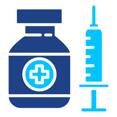 Obraz premium Anesthesia Simple Vector Icon Collection