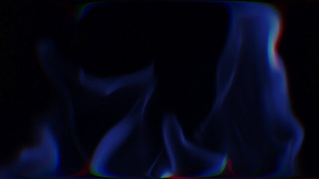 Blue Digital Fire Background