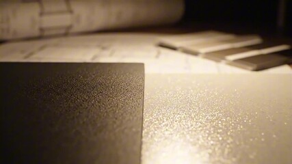 Exploring the intricate interplay of diverse material textures, this visual captures a meticulous design process, crucial for innovative architectural planning and project development phases