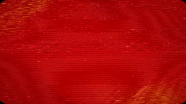 red glitch analog background