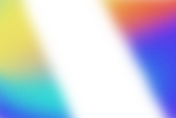 Abstract gradient band across textured colorful background with subtle noise effect isolated on transparent background