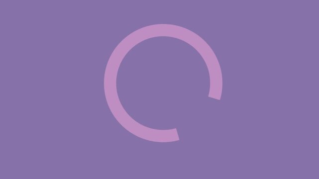  4K Rotating Loading Animation (Black Background) Seamless Looping Preloader Icon for Video Editing