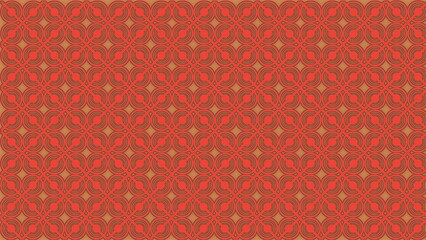 Red floral damask fabric pattern vintage texture background illustration design wallpaper for antique decoration
