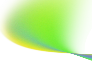 abstract green background with waves on transparent background