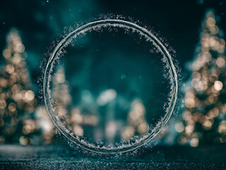 christmas background with snowflakes