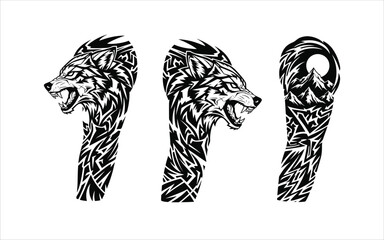 Vectorized design for body sketching, Printing, Wallpaper, Commercial design, Decoration.