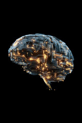 Artificial intelligence brain circuit wiring ideas technology concepts